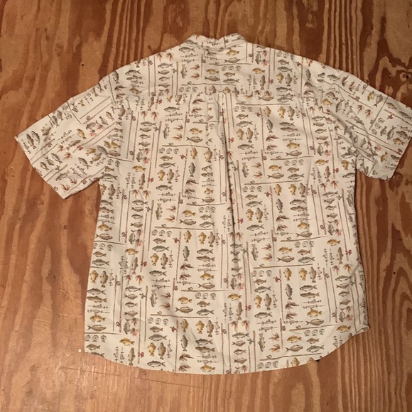 Woolrich Fishing Tackle & Lures Short Sleeve Button Down Shirt Size Larg… - Picture 2 of 5